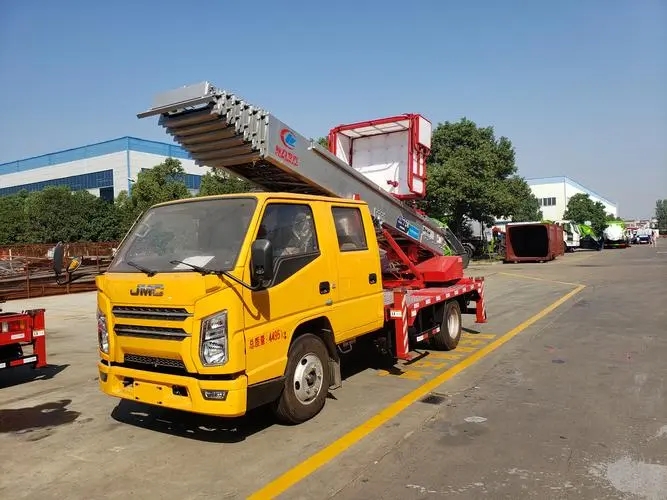 五河县附近云梯车出租 砂石搬运